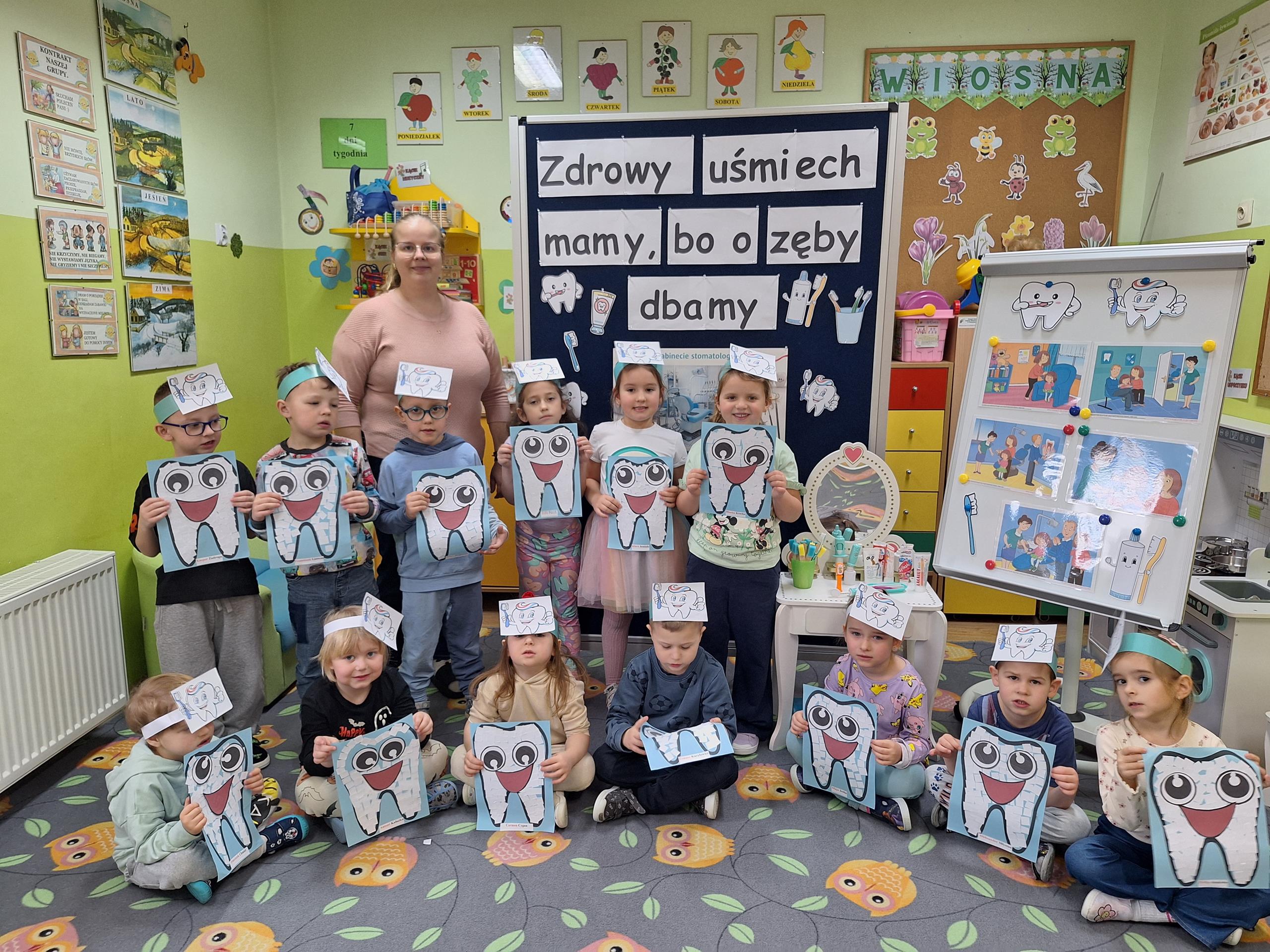zdrowy uśmiech mamy
