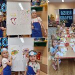 Dzieci podczas wykonywania prac plastycznych