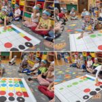 Dzieci z oddziału Biedronek podczas kodowania