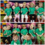 Zdjęcie grupowe dziewczynek i chłopaków z oddziału Żuczki