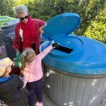 dzieci segregują śmiieci