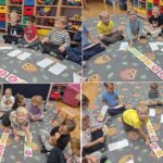 Dzieci grają w domino