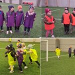 Dzieci grają w piłkę nożną