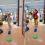 Dzieci na ścieżce sensorycznej