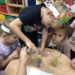 Dzieci podczas eksperymentu