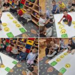 Dzieci podczas liczenia emotek