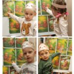 Dzieci przy tablicy demonstracyjnej