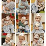 Dzieci przytulają leniwca