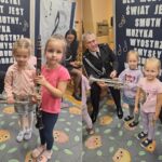 Dziewczynki trzymają instrumenty