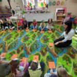 dzieci z oddziału stokrotki uczestniczą w zajęciach