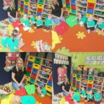 Żuczki dobierają prawidłowo jabłuszka z kolorami