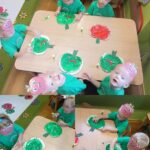 uczki praca plastycza jabłuszko