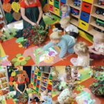 Żuczki warzywka układaja na stragan