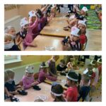 dzieci wyklejają wirusy