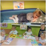 Dzieci ilustrują prawo do wypoczynku i do edukacji