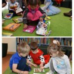 Dzieci oglądają książki