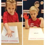 Dzieci podczas pracy plastycznej