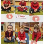 Dzieci ułożyły puzzle stop przemocy