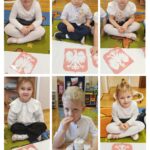 Mróweczki układają Godło Polski