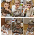 Mrówki podczas degustacji miodu