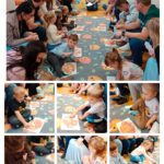 Mrówki podczas zabawy matematycznej Grzybki