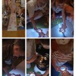 Mrówki podczas zabawy z latarką