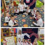 Odśpiewanie Hymnu Narodowego w oddziale Krasnoludki