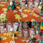 Przedszkolaki ćwiczą liczenie w zakresie 3