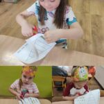 Tulipanki ćwiczą wycinanie