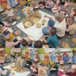 Tulipanki i Bratki degustuja miodek