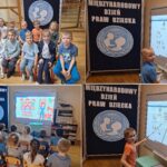 Zajęcia edukacyjne przy tablicy interaktywnej