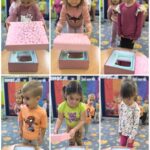 dzieci obswerują siebie w lusterku