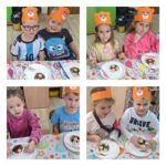 dzieci z oddziału stokrotki waflowe misie