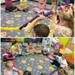 zabawa z gumą sensoryczną