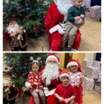 Mróweczki przy choince z Mikołajem