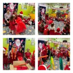 dzieci ropakowują prezent