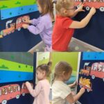 Dzieci doczepiają wagony