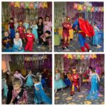 Dzieci podczas zabaw przy muzyce