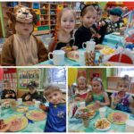 Dzieci przy stolikach