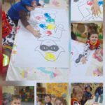 Dzieci wykonują wspó