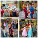 Dzieci z oddziału Tulipanki podczas zabaw na dywanie