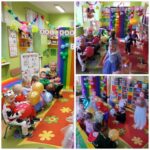 Dzieci z oddziału Żuczki podczas zabaw tanecznych