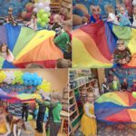 Zabawy chustą Klanza