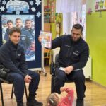 policjanci w przedszkolu w rzeczycy