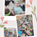 dzieci sadzą kwiatki