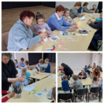 dzieci ozdabiają pisanki