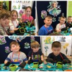 Dzieci sadzą cebulki