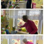 dzieci sadzą kwiatki