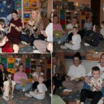 Jadę na saneczkach- zabawa z rodzicami