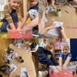 Sensoryczna lekcja walentynkowa w grupie mrówek.